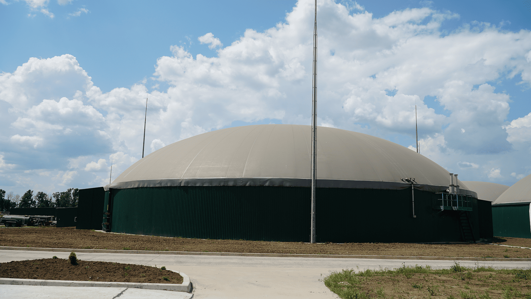 Fermentatore biogas - Vista panoramica